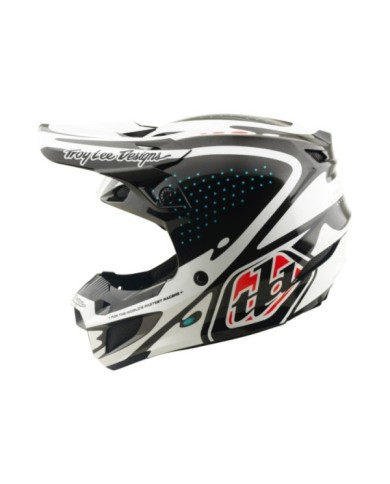 Troy Lee Designs SE5 Polycarbonate Helmet - The Line white-black-red
