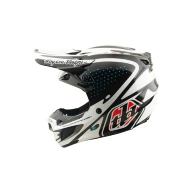 Troy Lee Designs SE5 Polycarbonate Helmet - The Line white-black-red