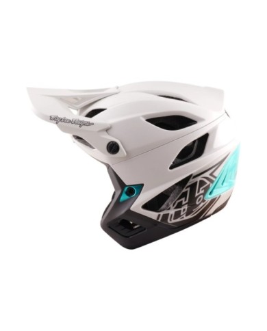 Troy Lee Designs Stage Stunt AS Helmet - Drone beige-turquoise XS