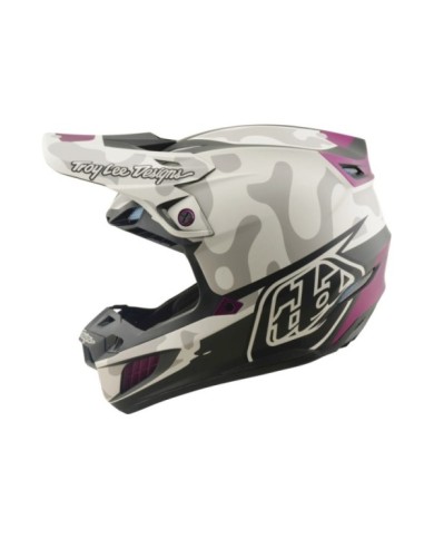Troy Lee Designs SE5 ECE Composite Helmet - Myth beige-yellow
