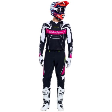 Troy Lee Designs SE PRO Pant - Salvo black-white-violet