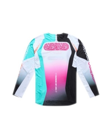 Troy Lee Designs SE PRO Jersey - Sever white-turquoise-violet