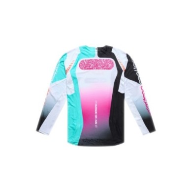 Troy Lee Designs SE PRO Jersey - Sever white-turquoise-violet