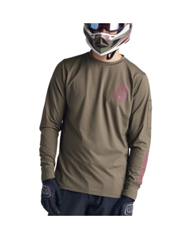 Troy Lee Designs Ruckus ls Ride Tee - Fangs olive