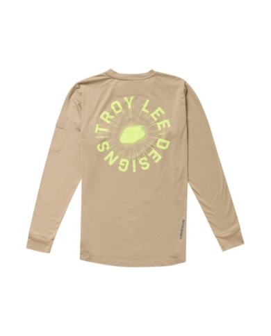 Troy Lee Designs Ruckus Long Sleeve Ride Tee - The Fuzz brun