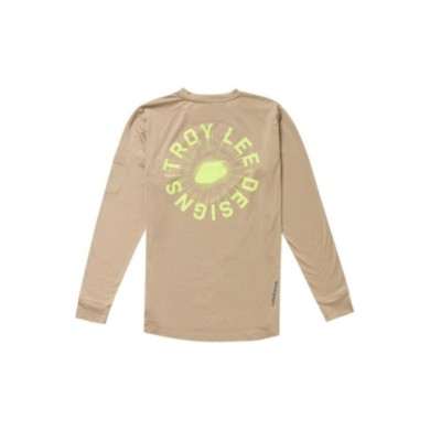 Troy Lee Designs Ruckus Long Sleeve Ride Tee - The Fuzz brun
