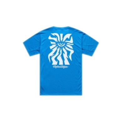 Troy Lee Designs Skyline Ride Short Sleeve Tee - One Eye blue