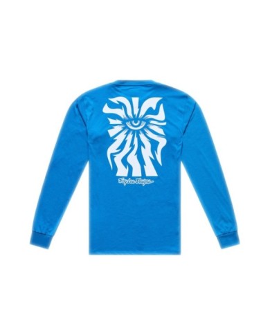 Troy Lee Designs Skyline Ride Long Sleeve Tee - One Eye blue