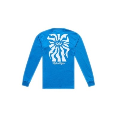 Troy Lee Designs Skyline Ride Long Sleeve Tee - One Eye blue