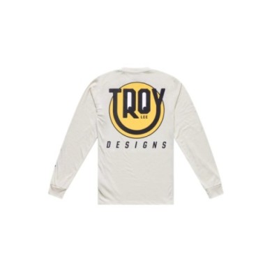 Troy Lee Designs Youth Skyline Ride Long Sleeve Tee - Happy beige