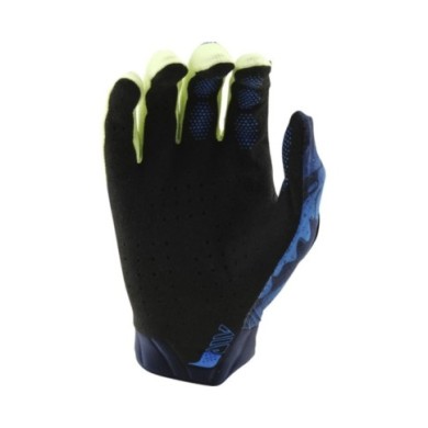 Troy Lee Designs Air Glove - Drip jaune-bleu
