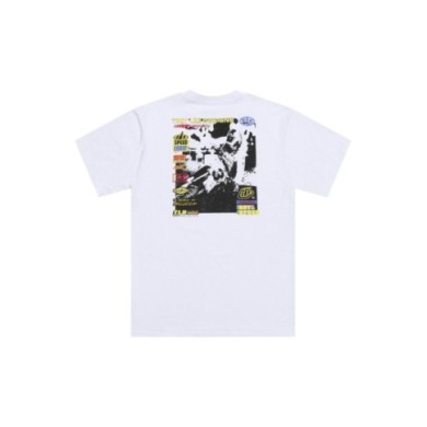 Troy Lee Designs Short Sleeve Tee - Overload blanc