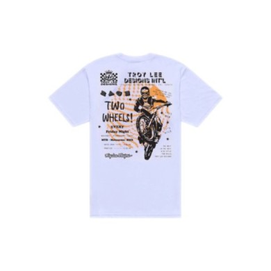 Troy Lee Designs Short Sleeve Tee - Friday Night white