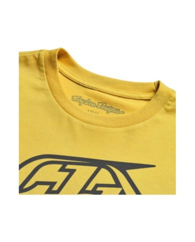 Troy Lee Designs Youth Short Sleeve Tee - Badge yellow