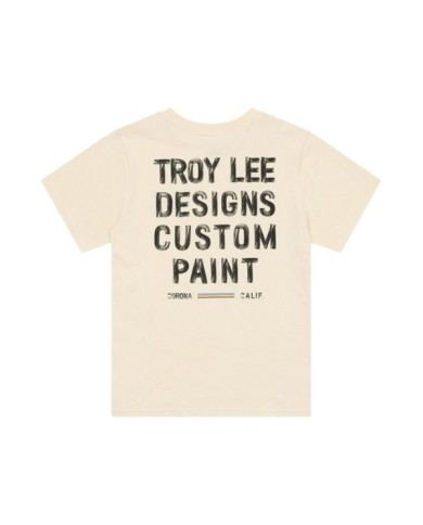 Troy Lee Designs Womens Short Sleeve Tee - Paint Shop blanc