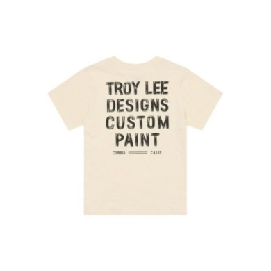 Troy Lee Designs Womens Short Sleeve Tee - Paint Shop blanc