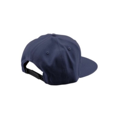 Troy Lee Designs Signature Flat Bill Snapback - Indigo