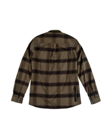 Troy Lee Designs Grind Flannel - YD Piaid vert