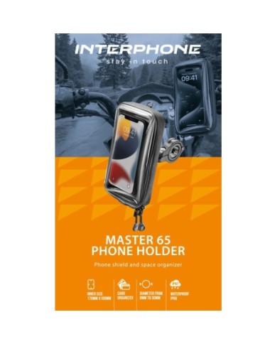 Interphone INTERPHONE Master 65 - Grosse universelle Hülle mit Reissv