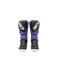 SIDI Bottes MX Crossfire 3 SRS violet-noir et jaune fluo
