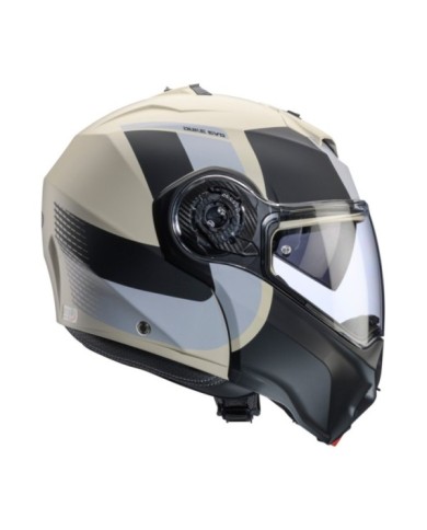 Caberg Casque modulable Duke Evo Indy brun-gris-noir mat