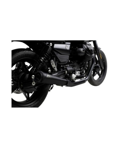ZARD TROFEO Edelstahl Slip-Ons E5+ homologiert, schwarz