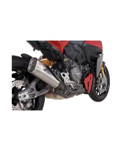 ZARD Slip-On E5+ en acier inoxydable homologué avec bouclier ther