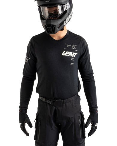 Leatt Jersey Moto 4.5 WindBlock 23 - Blk