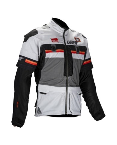Leatt Adventure Jacket ADV Rally 5.5 V25 beige-gris cendré