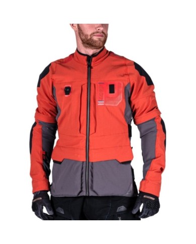 Leatt Adventure Jacket ADV Rally 5.5 V25 rouge-orange-gris-noir