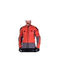 Leatt Adventure Jacket ADV Rally 5.5 V25 rouge-orange-gris-noir