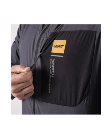 Leatt Adventure Jacket ADV 7.5 ThermaFlow V26 iron grey-black
