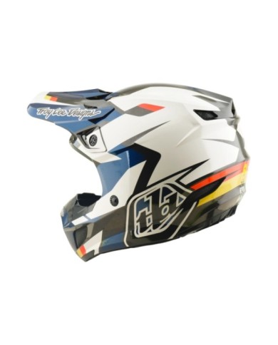 Troy Lee Designs SE5 Polycarbonate Helmet - Roamer white-blue-black
