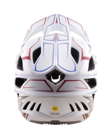 Troy Lee Designs Stage Stunt AS Helmet - Pinstripe white XS