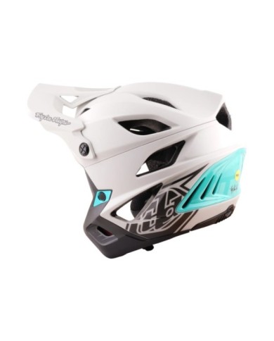 Troy Lee Designs Stage Stunt AS Helmet - Drone beige-turquoise XS
