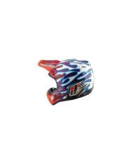 Troy Lee Designs SE5 ECE Composite Helmet - Overspray violet-white-red