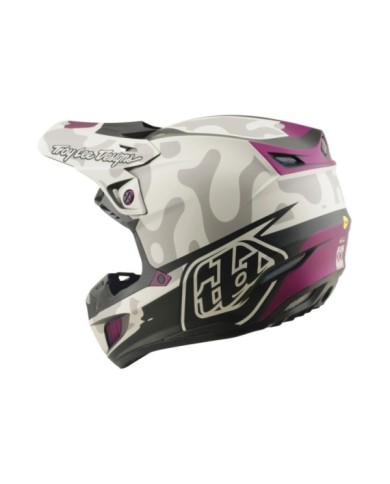 Troy Lee Designs SE5 ECE Composite Helmet - Myth beige-yellow