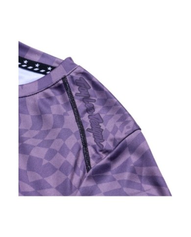 Troy Lee Designs Womens Lilium SS Jersey - Twisted Checkers violet