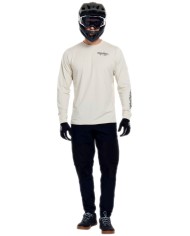 Troy Lee Designs Ruckus Ride Long Sleeve Tee - Art & Speed beige