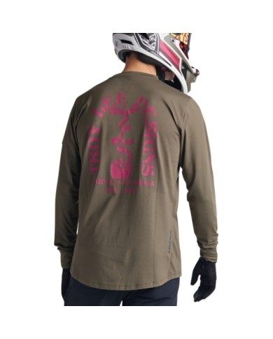 Troy Lee Designs Ruckus ls Ride Tee - Fangs olive