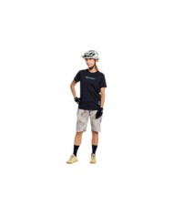 Troy Lee Designs Womens Lilium Ride Short Sleeve Tee - Signature black