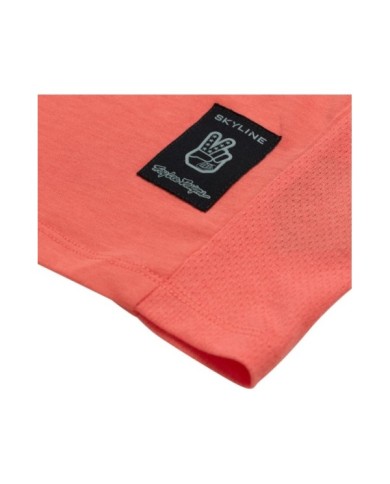 Troy Lee Designs Skyline Short Sleeve Ride Tee - P&W melon