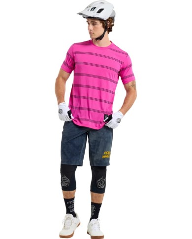 Troy Lee Designs Skyline Short Sleeve Ride Tee - Washed Out rose