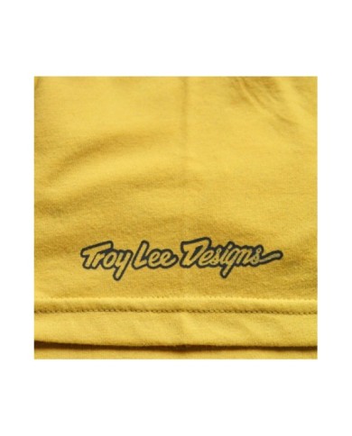 Troy Lee Designs Youth Short Sleeve Tee - Badge yellow