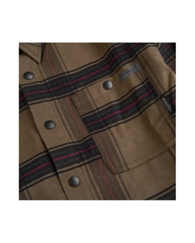 Troy Lee Designs Grind Flannel - YD Piaid vert