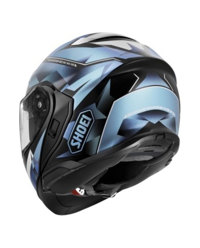 SHOEI Casque pliable Neotec 3 Fragments TC-2, noir-bleu-blanc