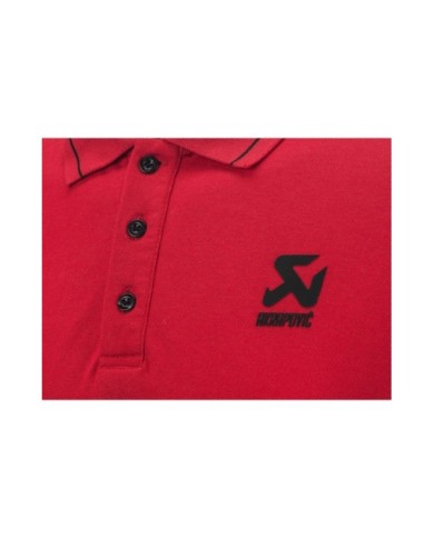 AKRAPOVIC Corpo Polo Red Men rouge-noir