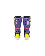 SIDI Bottes MX Crossfire 3 SRS violet-noir et jaune fluo