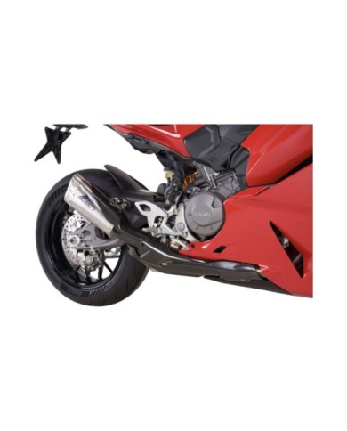 ZARD Slip-On E5+ en acier inoxydable homologué avec bouclier ther