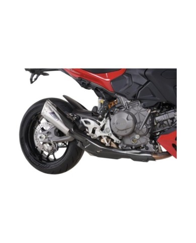 ZARD Slip-On E5+ en acier inoxydable homologué avec bouclier ther